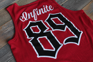 On Deck Jersey Tank Top Red - 4