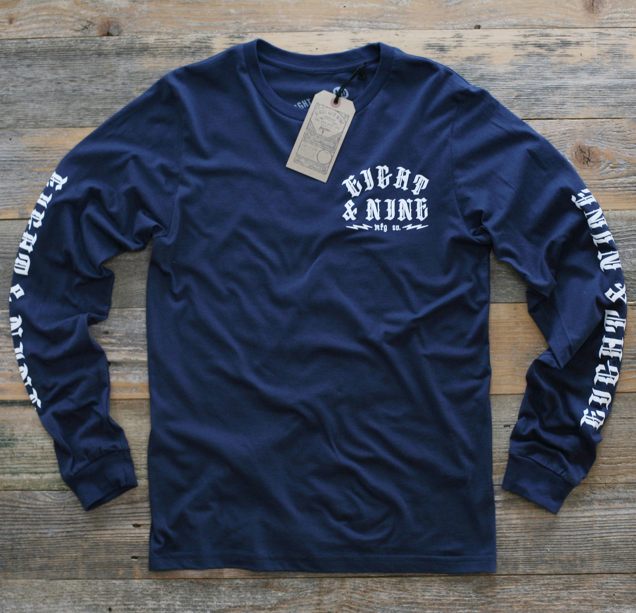 Trench Dwellers Premium Navy L/S Tee - 1