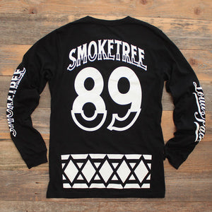 Smoke Tree Jersey Tee Black L/S - 2