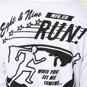 Run L/S T Shirt White