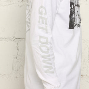 Get Down L/S Tee White