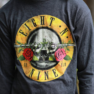 Guns N Trenches L/S Tee Charcoal
