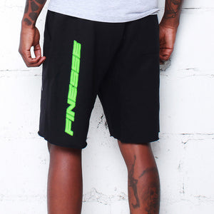 Team Finesse Terry Shorts Poison Green - 2