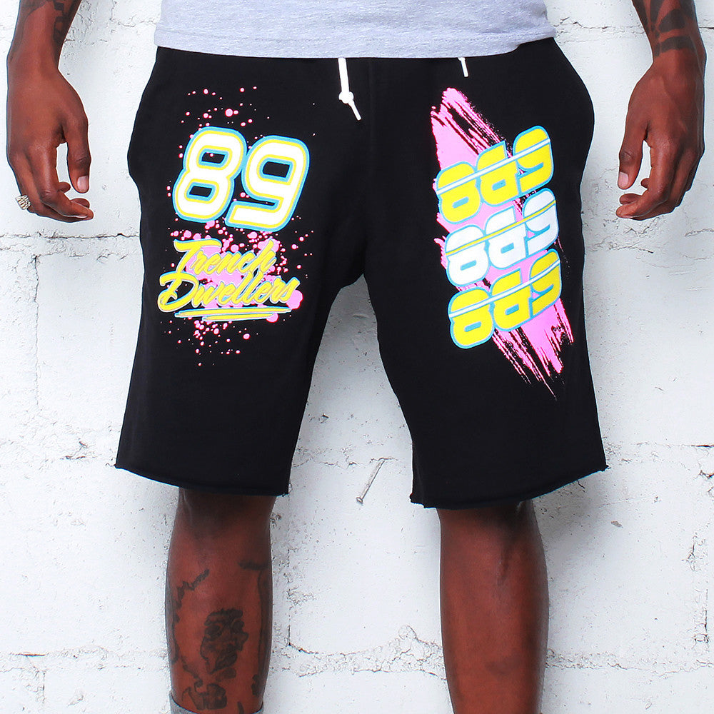 Team Finesse Terry Shorts Black - 1