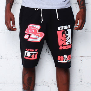 Keep It Lit Terry Shorts Infrared - 1