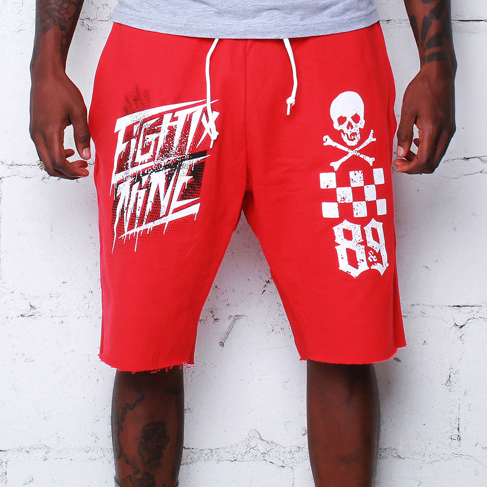 Race Team French Terry Shorts Red - 1