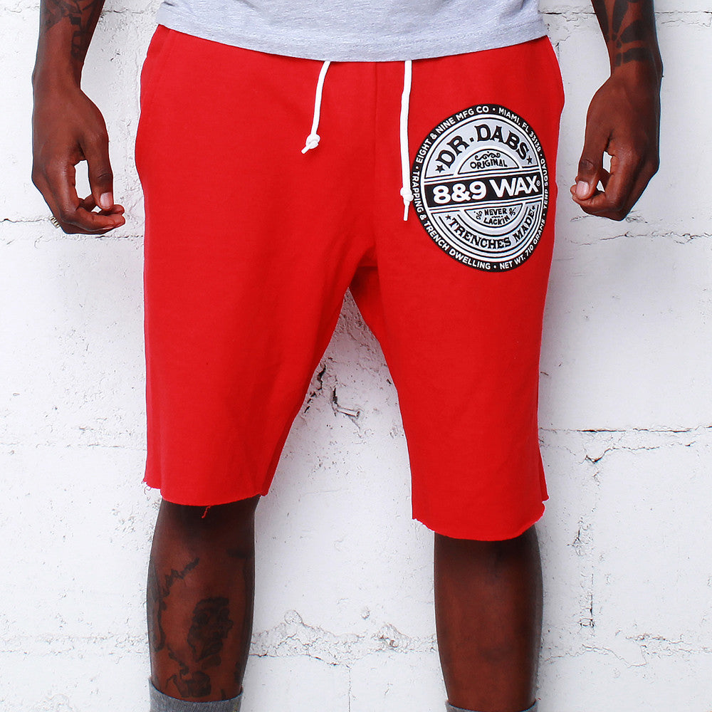 Dr. Dabs Terry Shorts Red - 1