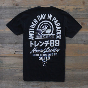 Tsunami T Shirt Black - 3