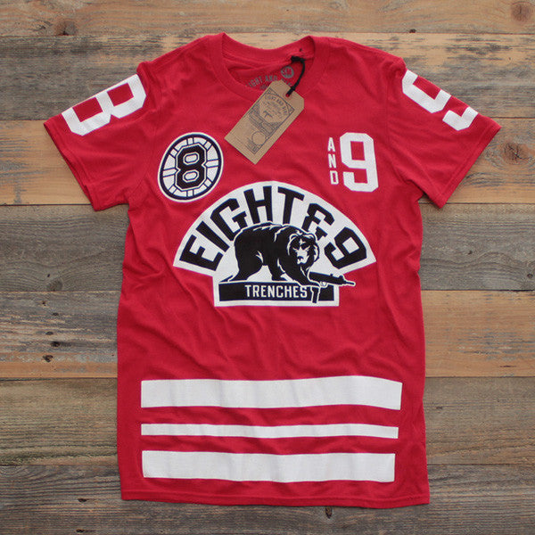 Trenches Hockey Jersey Fire Red - 1