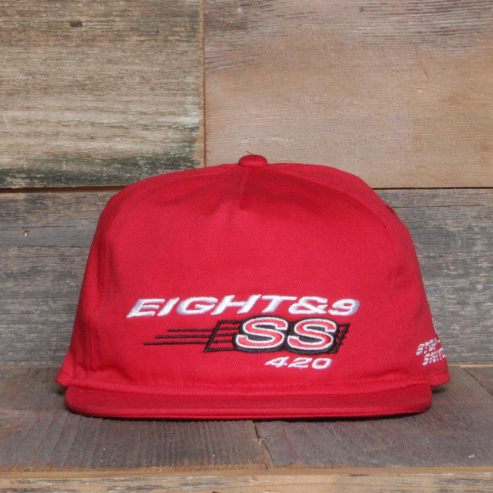 Stop Snitchin Unstructured Baseball Hat Red - 1