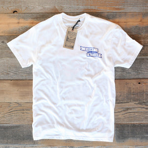 Rosebud Classic T Shirt White Metallic - 2