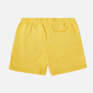 Iridescent Terry Shorts Yellow