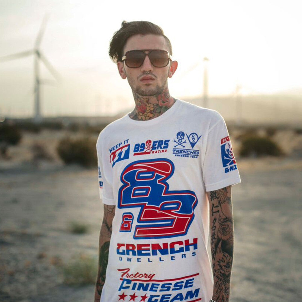 Keep It Lit Jersey Tee White - 1