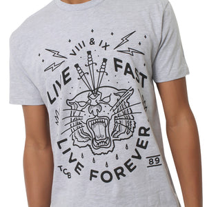 Live Fast Forever Shirt Heather Grey