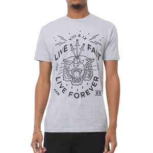 Live Fast Forever Shirt Heather Grey