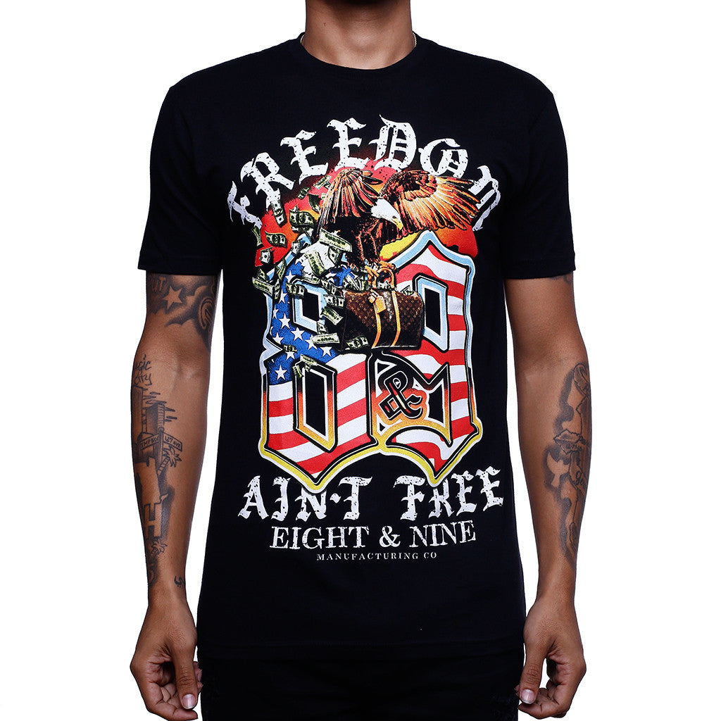 Louie Freedom T Shirt Black (1)