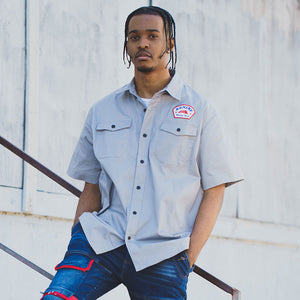 Muchachos Work Shirt Grey | S Muchachos Work Shirt Grey | S