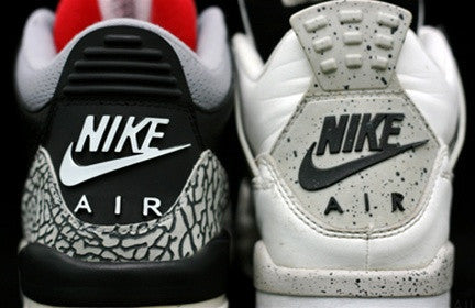 Nike Air Jordan 3 & 4 Sneaker Poster