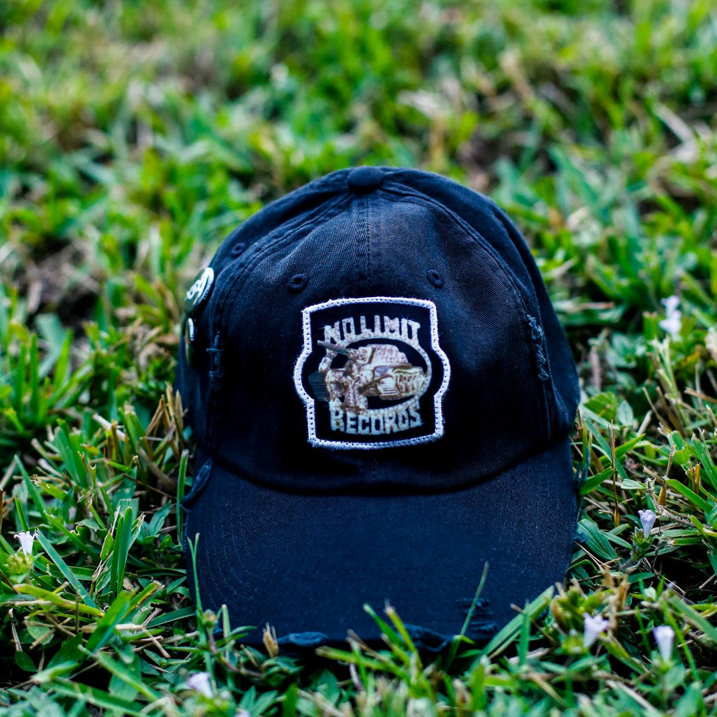 No Limit Soldier Distressed Vintage Hip Hop Hat Black (2)