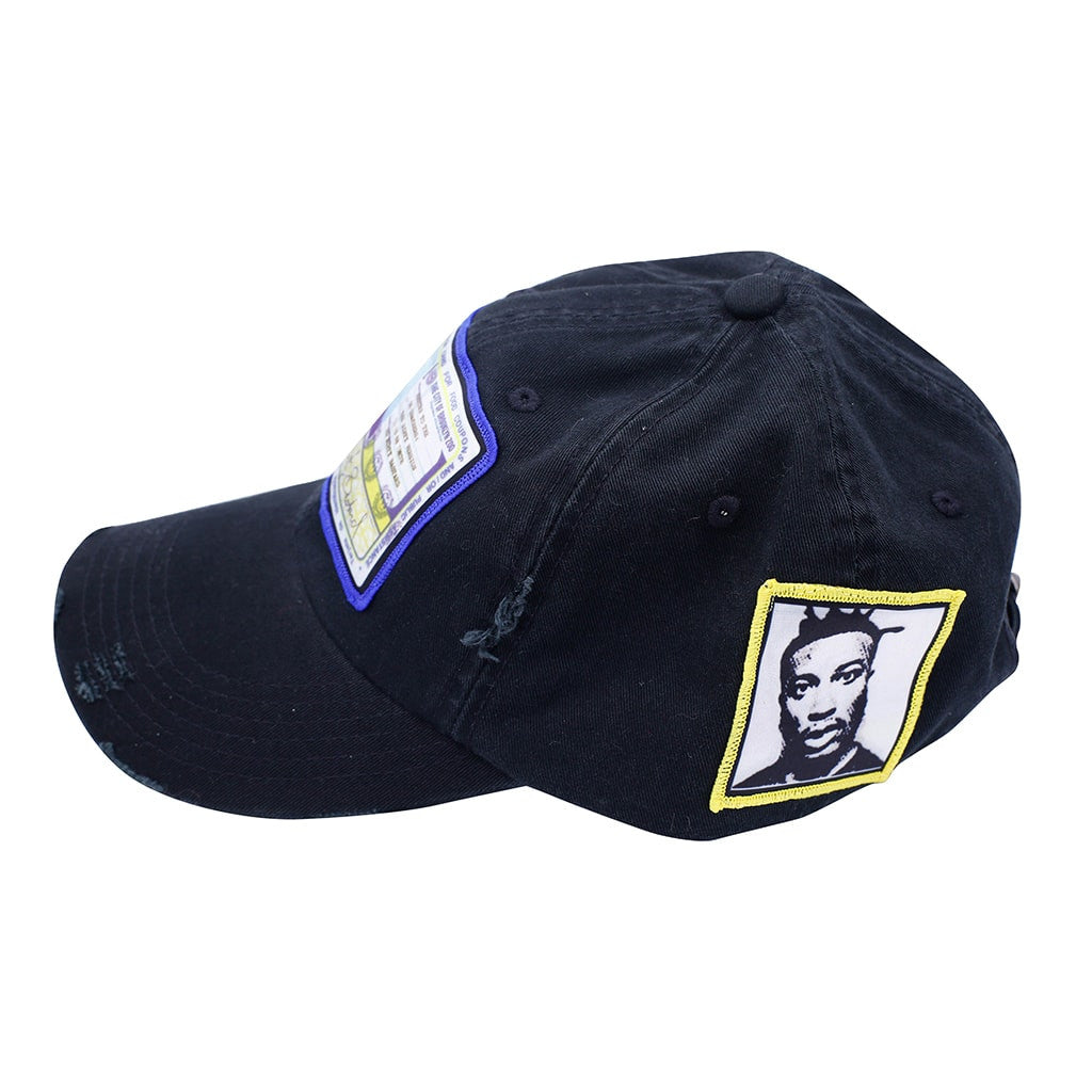 ODB Vintage Hip Hop Hat Black detail