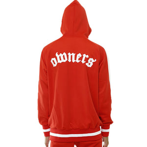 Own The Team Double Stripe Jacket Red