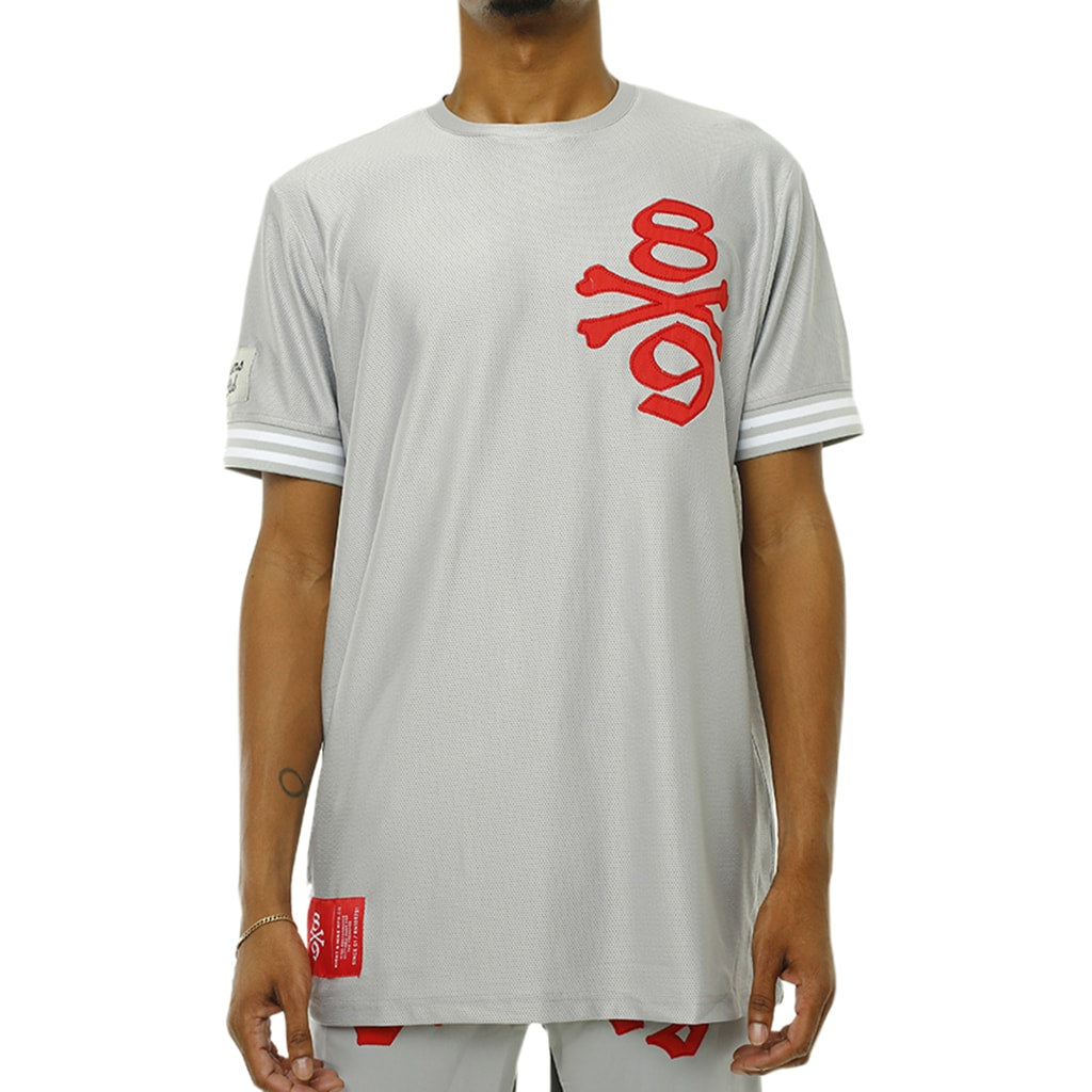 Own The Team Double Mesh Jersey Grey