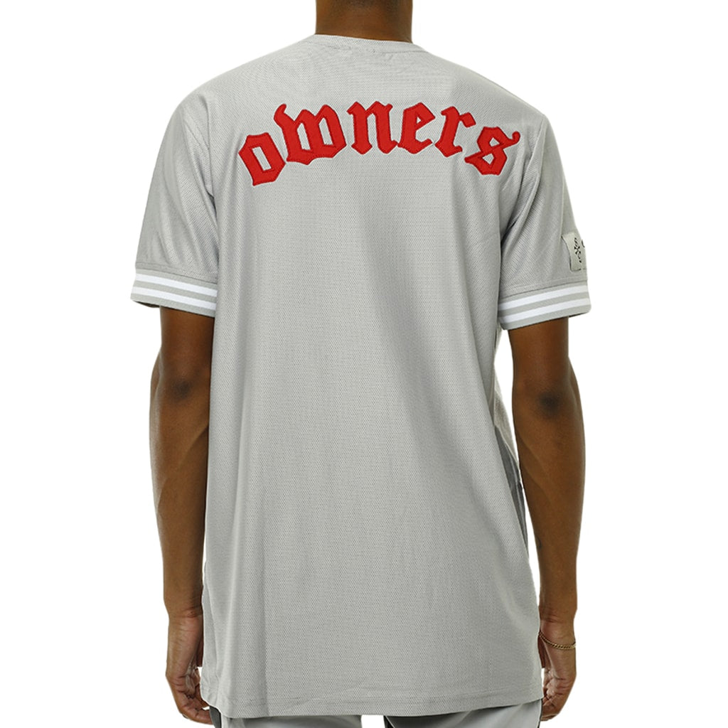 Own The Team Double Mesh Jersey Grey