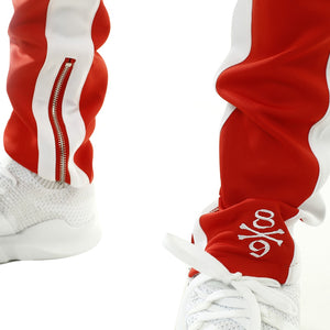 Own The Team Double Stripe Track Pant Red