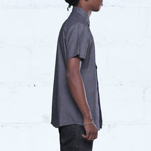 Pelican Bay Chambray Button Up Shirt Black side