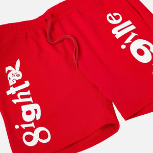 Playing Terry Shorts Red