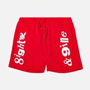 Playing Terry Shorts Red