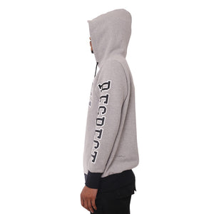 Power And Respect Hooded Sweatshirt Heather Left Side