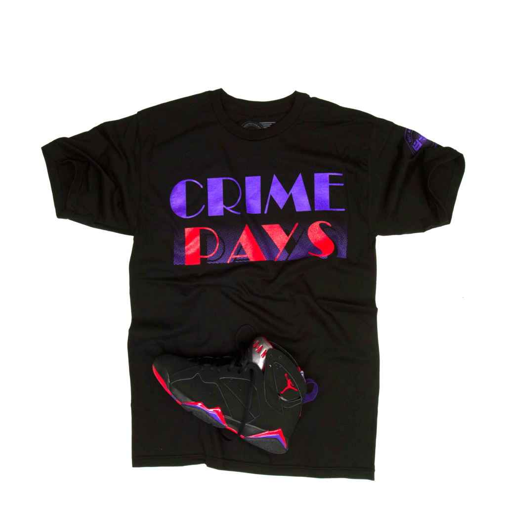 Crime Pays Raptors T Shirt - 3