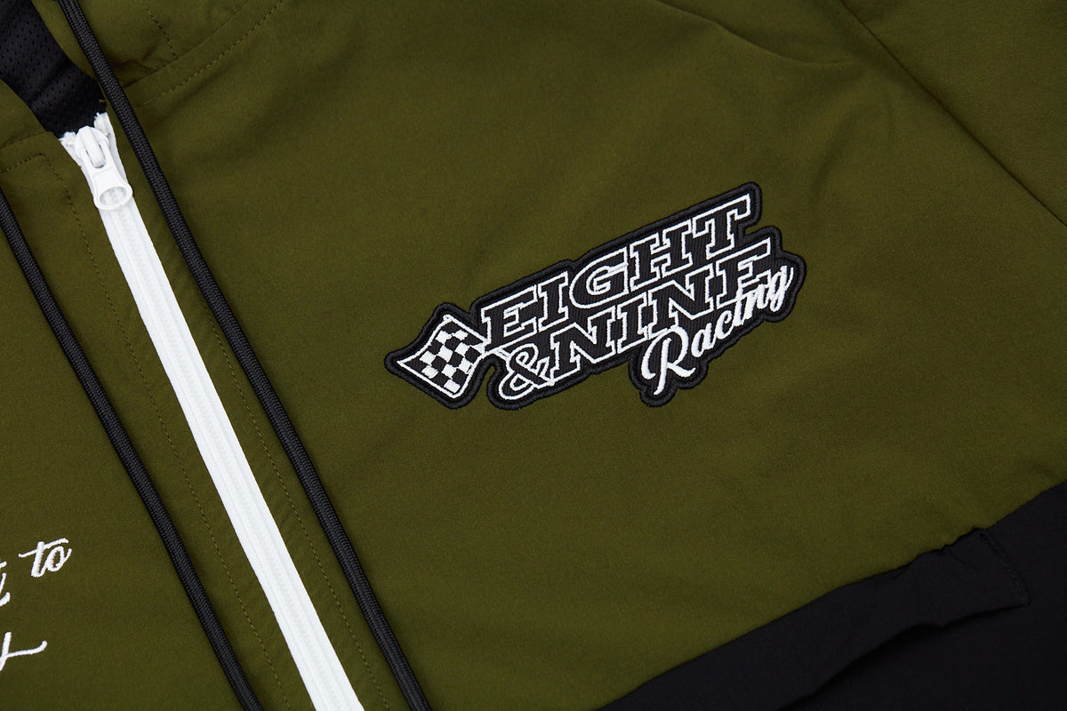 Race Team Nylon Anorak Jacket Green – 8&9 Clothing Co.