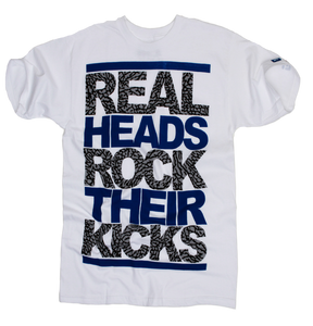 Jordan True Blue Cement 3 T Shirt Real Heads