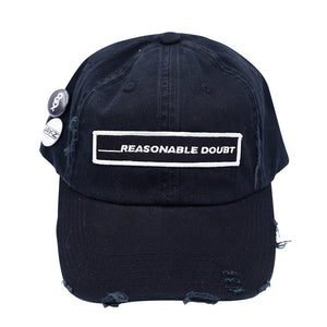 Reasonable Doubt Vintage Hip Hop Hat Black