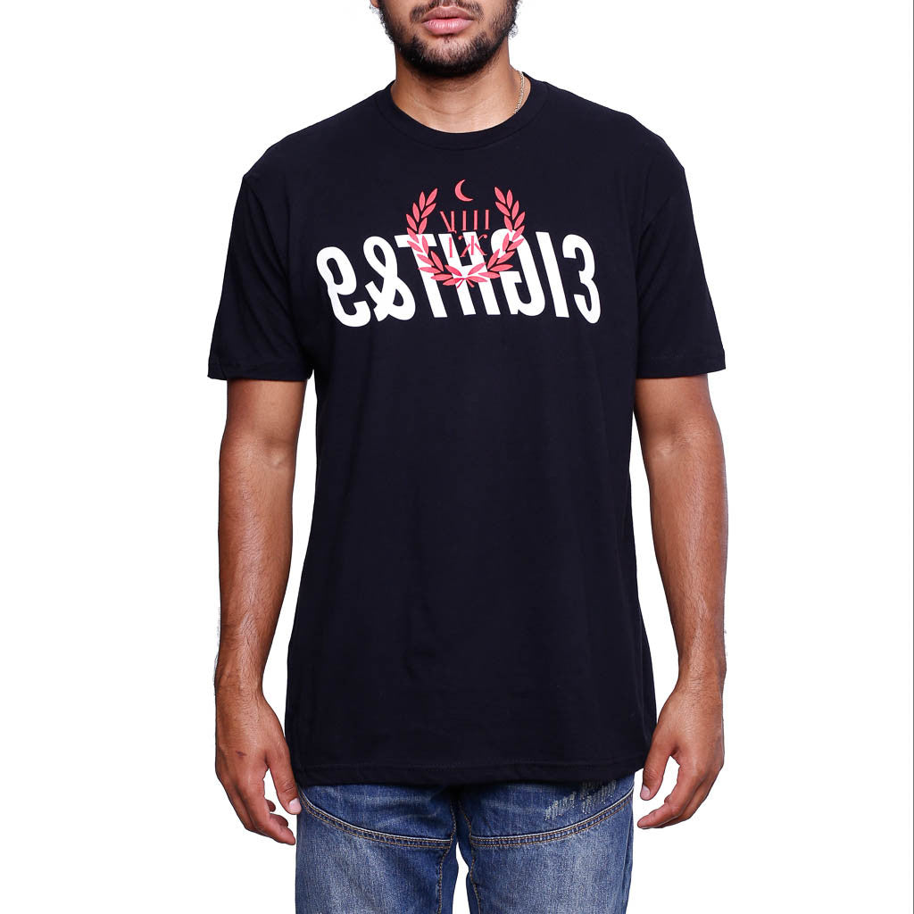 Red Rum Black T Shirt front