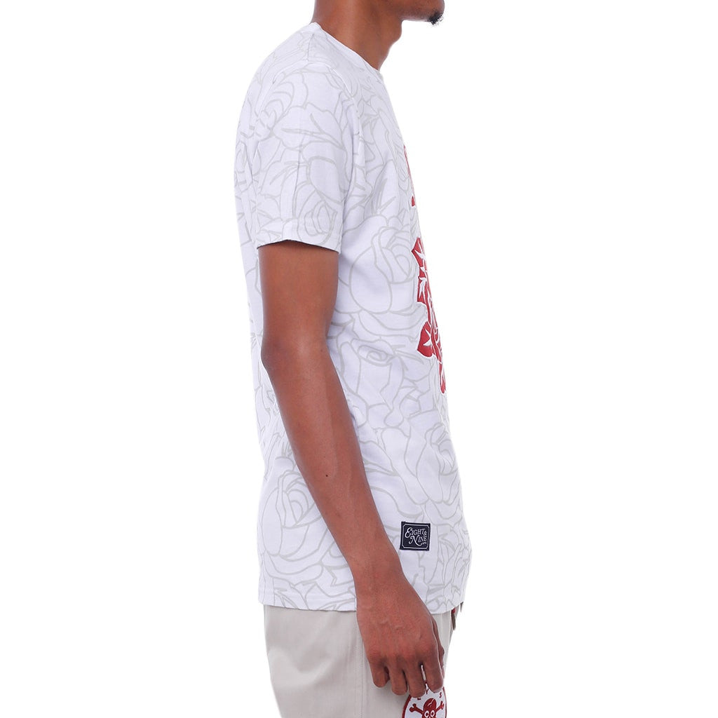 Roseace Applique T Shirt White Side