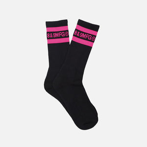 Slapped Socks Black/Pink