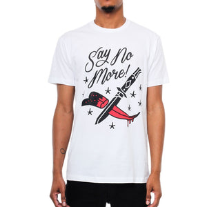 Say No More Cut N Sew T-Shirt White