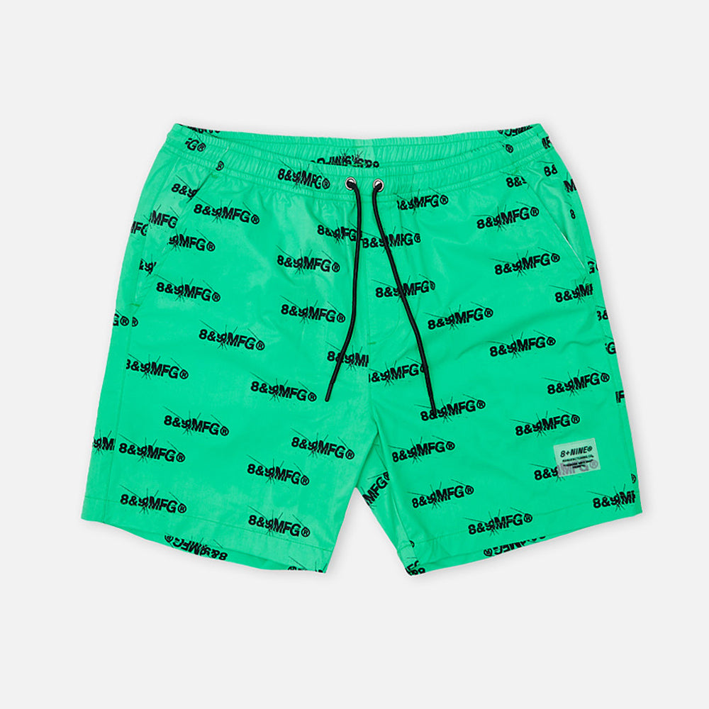 Shattered Nylon Shorts Green – 8&9 Clothing Co.