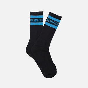 Slapped Socks Black/Blue