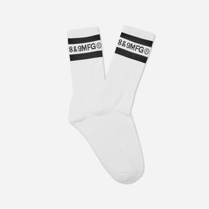 Slapped Socks White/Black