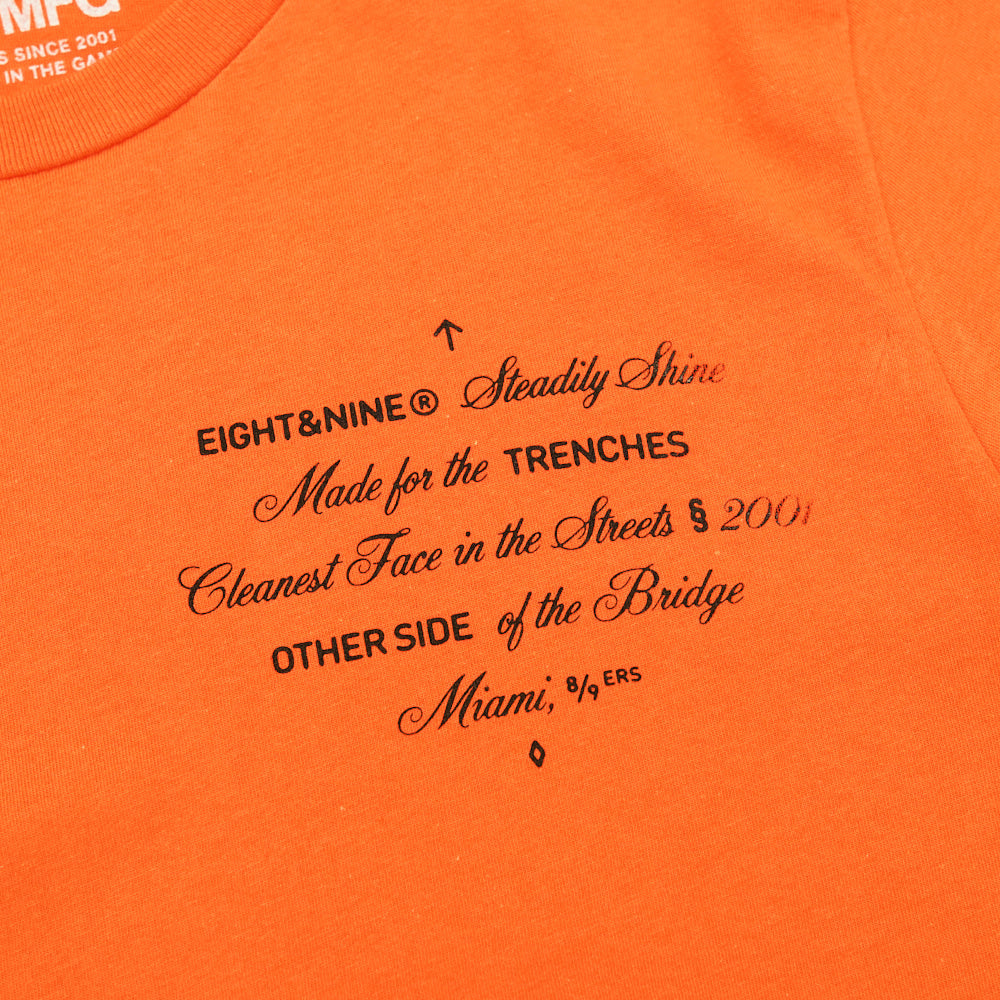 Steady Shine T Shirt Orange