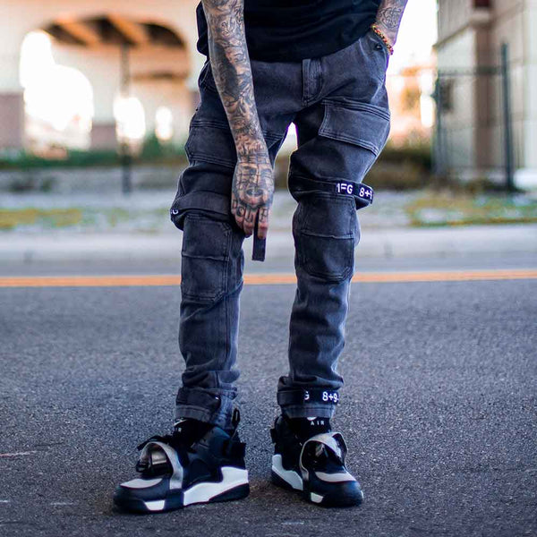 Strapped Up Slim Utility Pant Vintage Wash | Pants W/ Straps