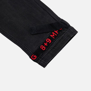 Strapped Up Slim Utility Jeans Bred