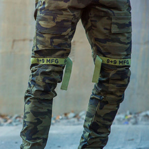 Strapped Up Pants Army Camo Fatigue