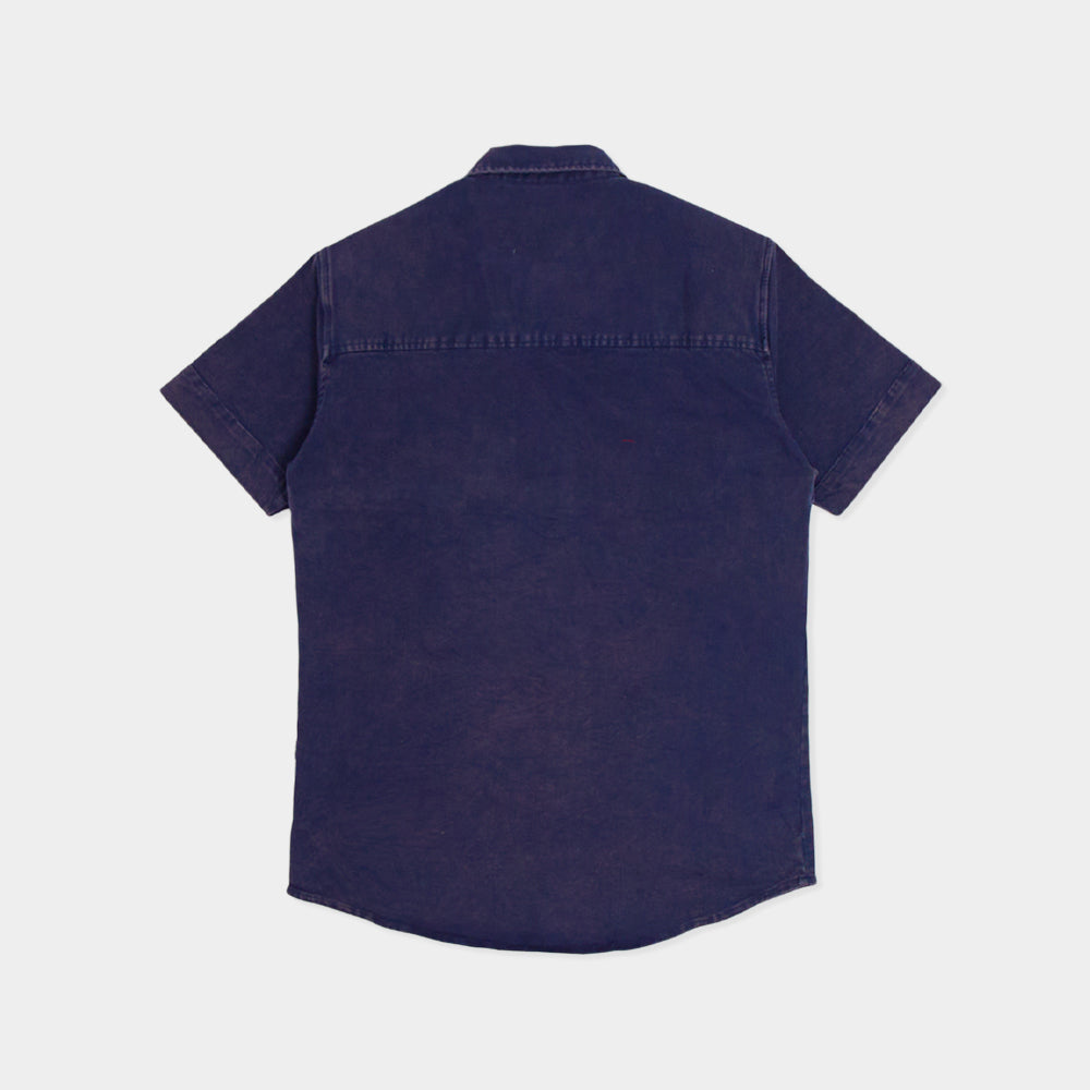 Strapped Up Vintage  Button Up Shirt Navy