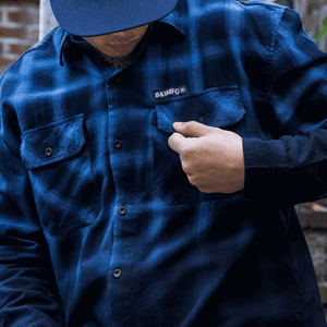 Streets Flannel Shirt Blue
