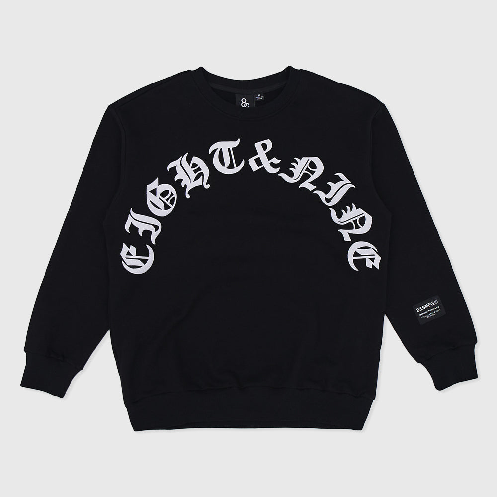 Streets & Aves Crewneck Sweatshirt Black – 8&9 Clothing Co.